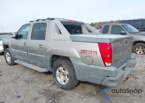 2002 Chevrolet Avalanche 1500 from USA, damaged, VIN 3GNEC13T72G244436